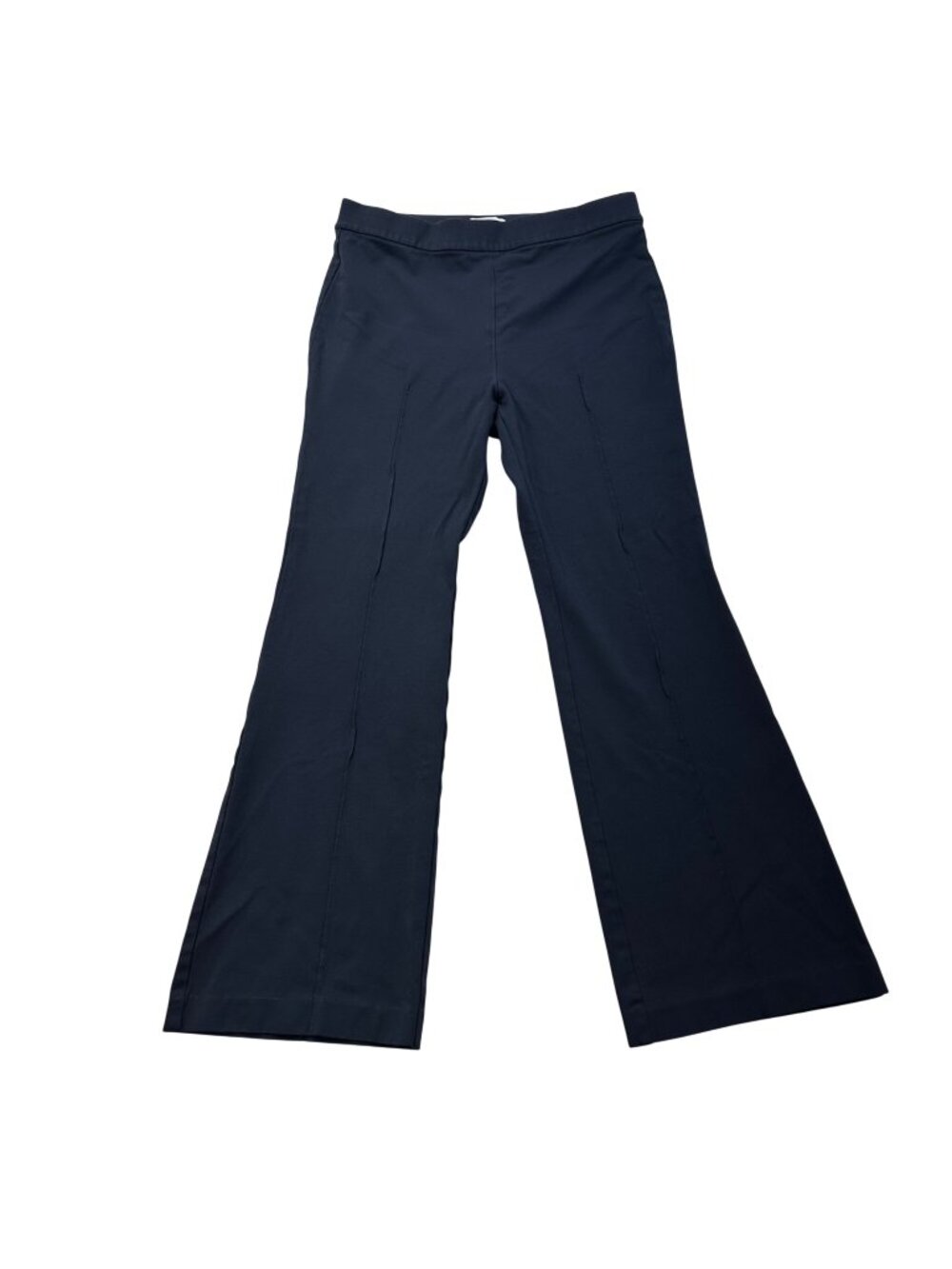 Kit and Ace Ponte Knit Pull On Stretch Bootcut Pants Size M Navy Blue Office